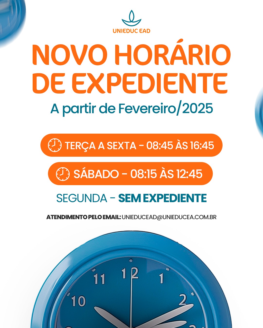 Horário de expediente